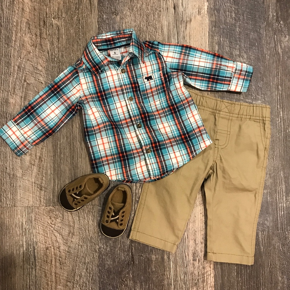 Carters baby outfit and shoes